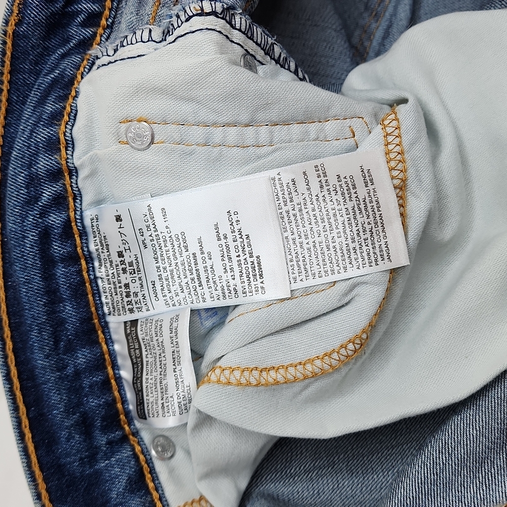 LEVI'S 511 / 505 BLUE JEANS 38X30, SLIM FIT LEVI’S FLEX - Picture 14 of 16